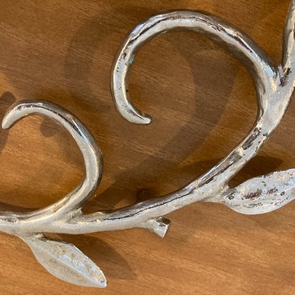 Michael Aram oval vine large Silver Trivet - Picture 6 of 7